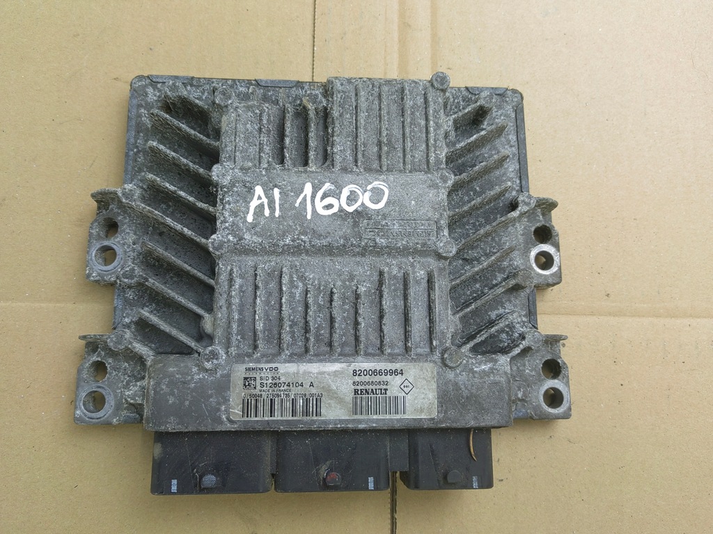 фото №1, Бортовий комп'ютер ecu renault 8200669964 s126074104a