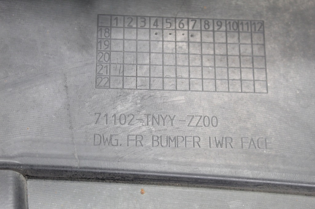 фото №14, Honda cr-v v накладка бампера перед нижняя 71102-tnyy-zz00