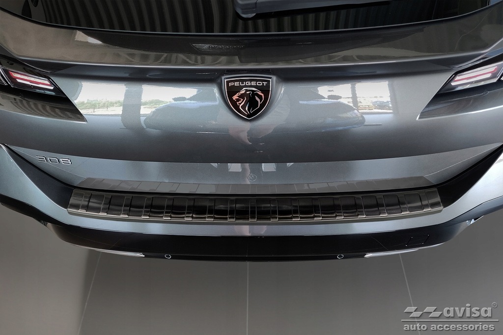 фото №10, Накладка na бампер czarna peugeot 308 ii sw kombi 2021-