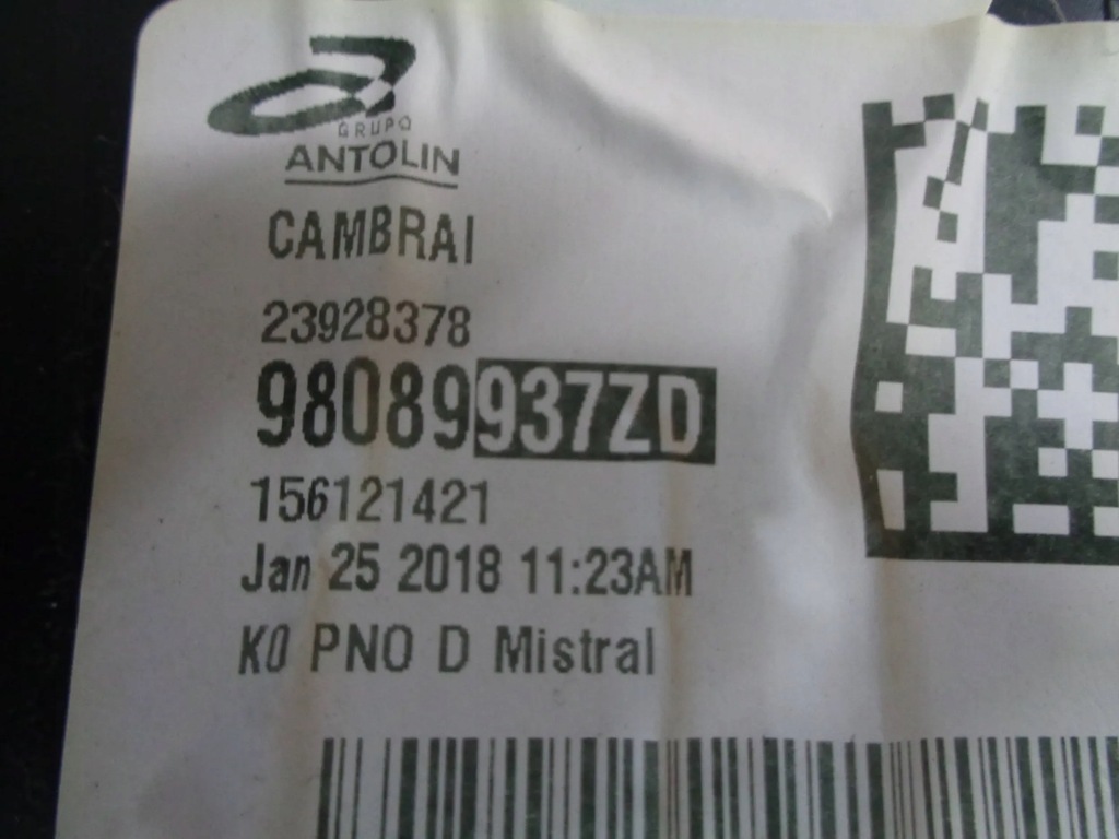 фото №6, Citroen jumpy expert iii обивка обшивка дверь правый перед передний 16r-