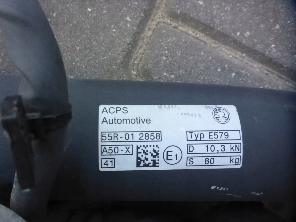 фото №15, Skoda octavia iv 5e3803881a hak буксирувальний електричний оригінал