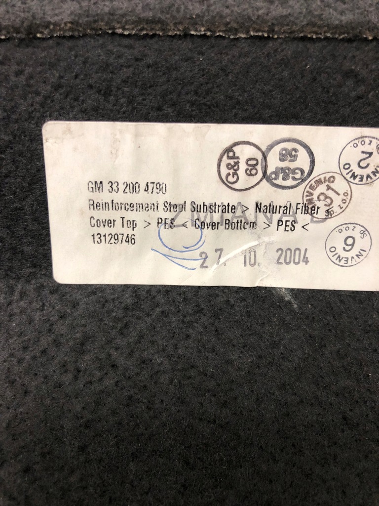 фото №8, Полиця багажника opel astra h 5d 332004790