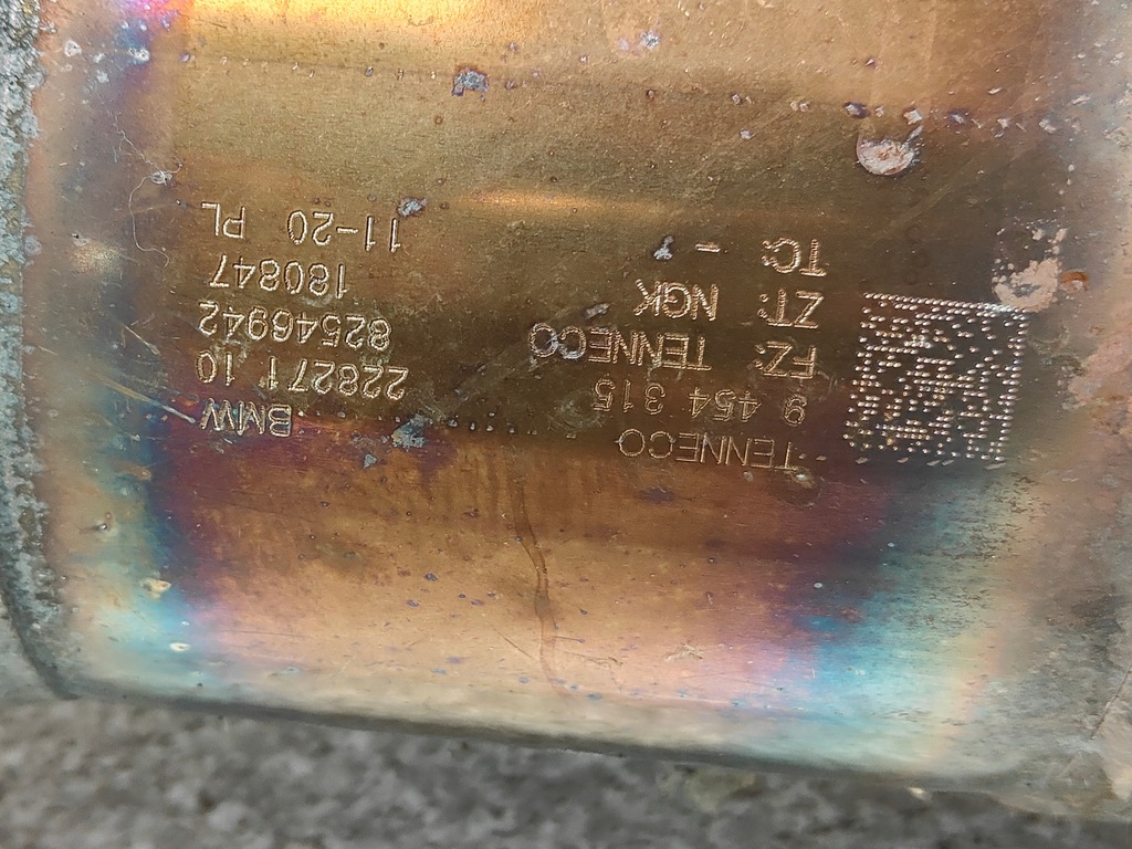 фото №7, Гасник вихлоп фільтр dpf bmw f39 x2 f40 f45 f48 x1 b38 8690794 9454315