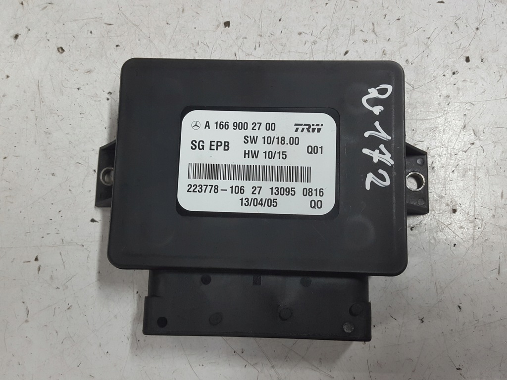 фото №1, Mercedes slk r172 w172 11r- модуль тормоза ручного a1669002700