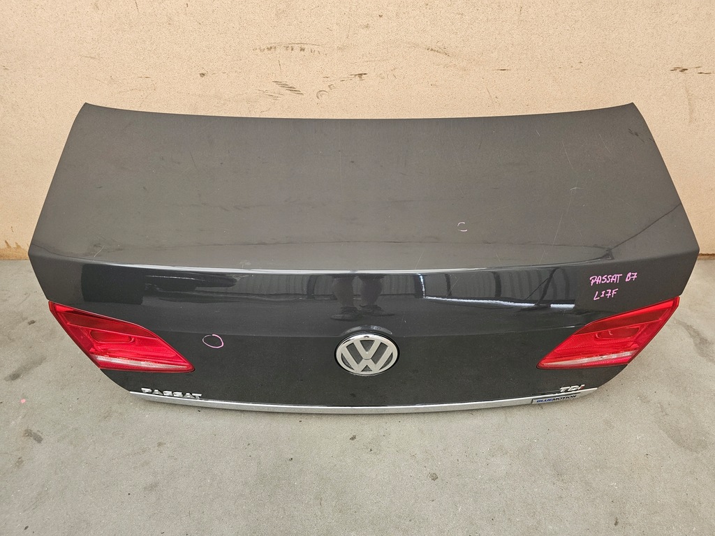 фото №7, Vw passat b7 sedan крышка багажника багажника li7f