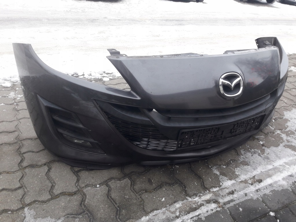 фото №9, Mazda 3 bl 2009-2011 бампер перед kompletny хороший цвет 38r bez покраска