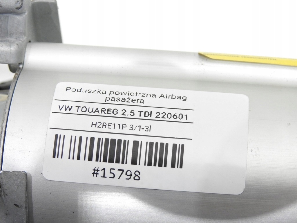 фото №10, Подушка подушка безопасности пассажира vw touareg i 7l0880202