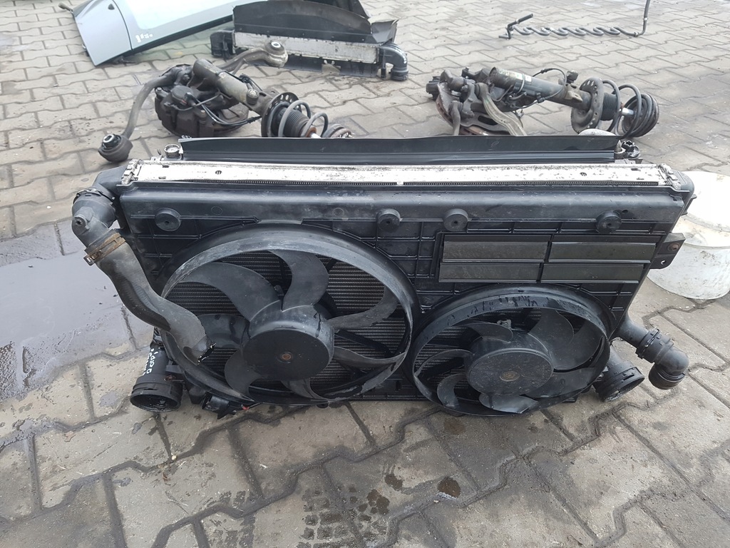 фото №4, Vw passat cc 08-12r 2.0 tdi радиатор вентилятор