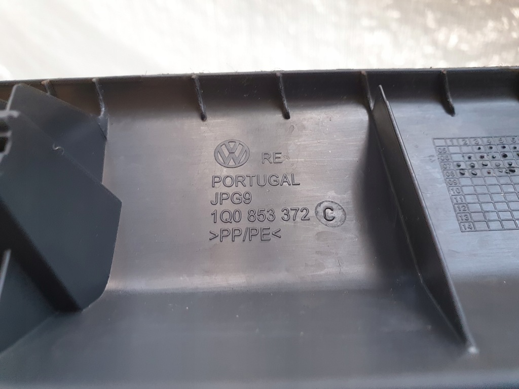 фото №5, 1q0853372c защита порог молдинг правая vw eos