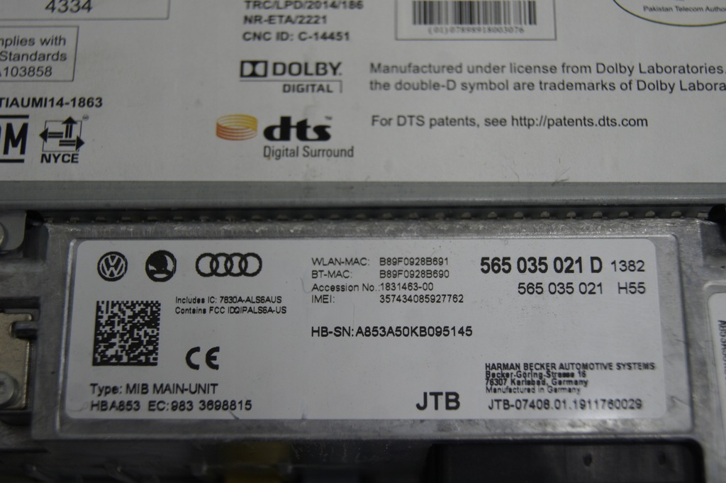 фото №5, Навигация модуль считыватель karoq