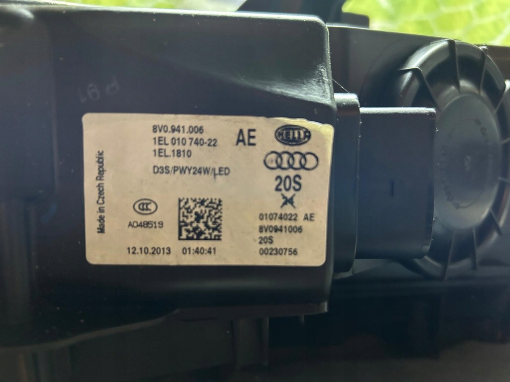 фото №12, Audi a3 8v0 bi ксенон права лампа 8v0941006