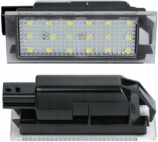 фото №1, Подсветка led номерного знака регистрационный регистрационного renault master ii iii