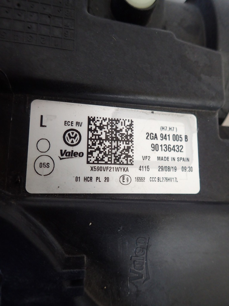 фото №4, Volkswagen оригінальний номер 2ga941005b фара