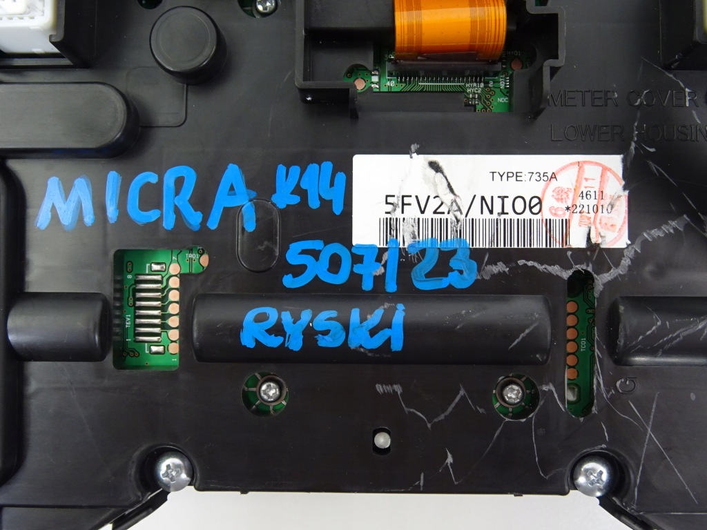 фото №14, Micra k14 счетчик приборная панель колодка 5fv2a/nio0 2017-