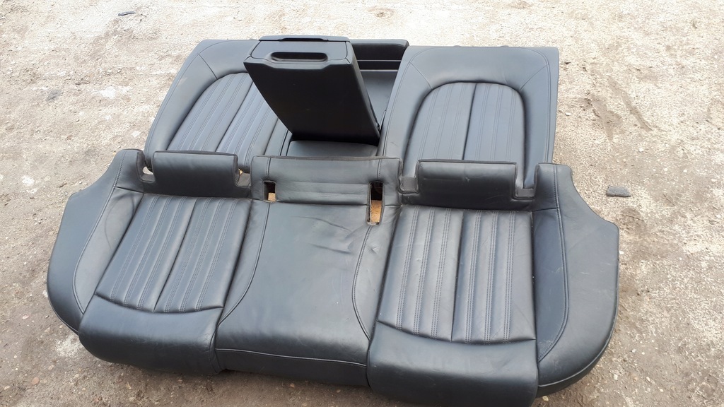 фото №1, A7 4g заднє сидіння спинка задня шкіра sline czarna