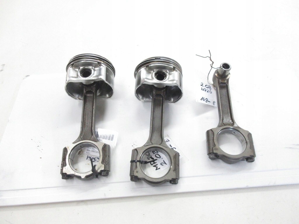 фото №6, Nissan qashqai j10 2.0 dci 16v 140 km mr20 поршень поршні шатун +0.50