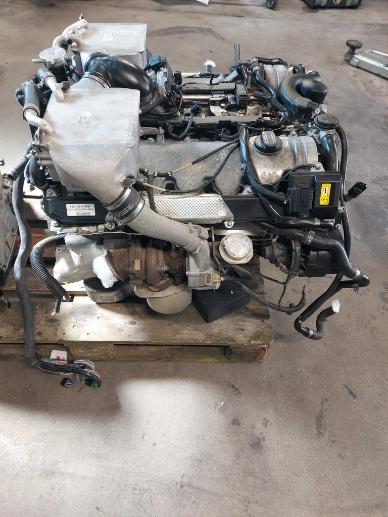 фото №6, Двигун mercedes sl 600 cls 5.5 v12 kompletny kod 275