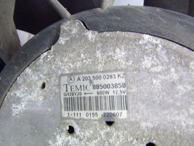 фото №5, Mercedes w203 вентилятор радіатора a2035000293 2,6