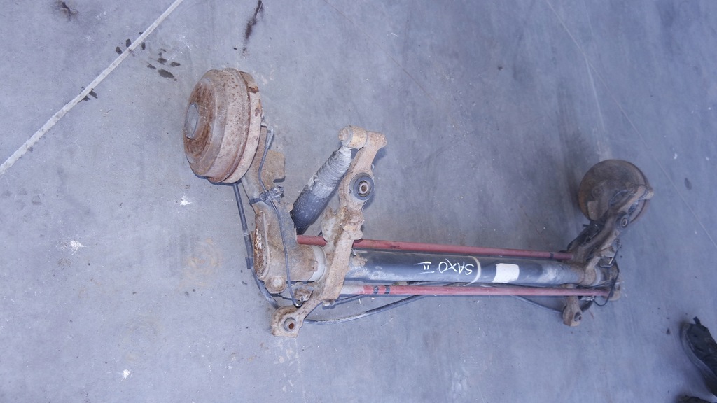 фото №4, Балка oś подвеска задняя задняя citroen saxo