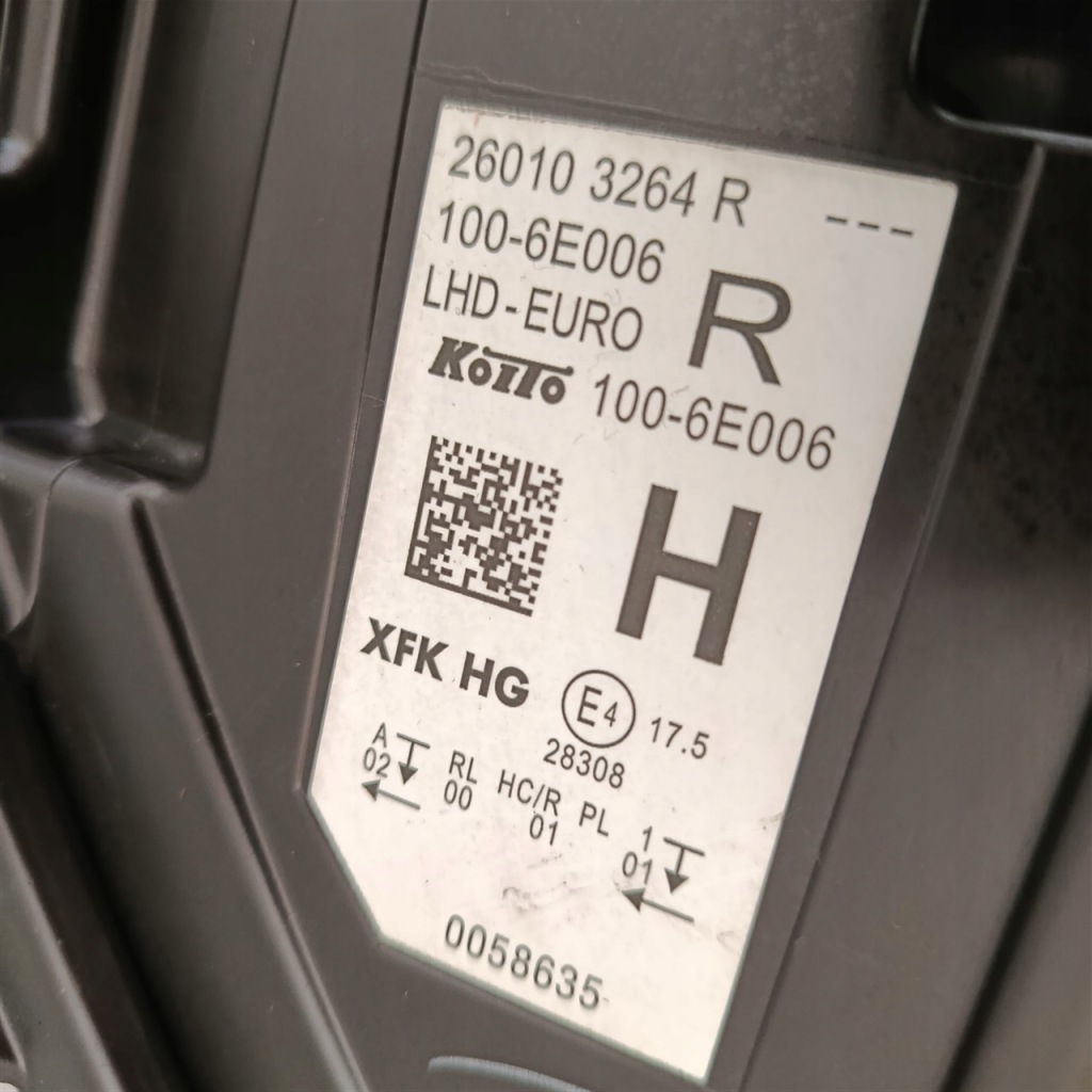 Лампа правая перед renault kangoo 3 iii full led 21-24 260103264r с Разборки