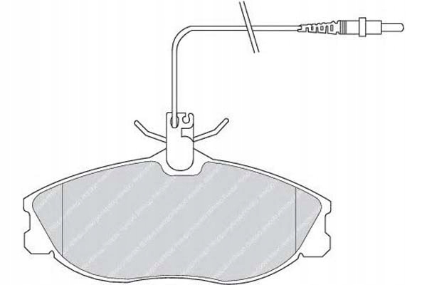 фото №1, Ferodo тормозные колодки тормозные citroen xsara zx peugeot 3