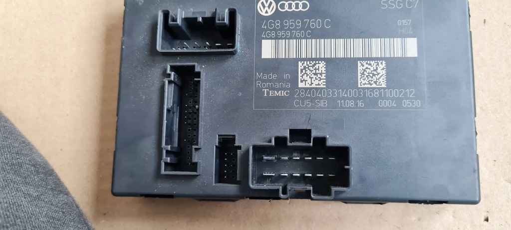 фото №6, S6 c7 4g a6 lift модуль блок керування сидіння масаж комфорт 4g8959760c s7 4g a7
