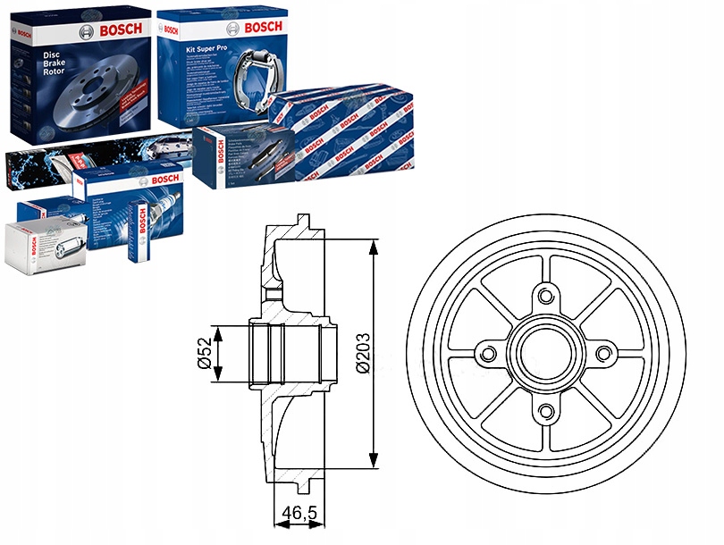 фото №1, Барабан ham. peugeot t. 306 94- 01