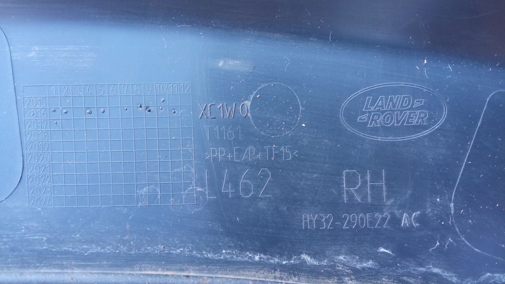 фото №9, Land rover discovery v 5 молдинг крыла правый задняя