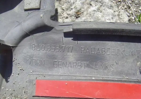 фото №6, Audi q3 8u0 набор offroad cross накладки диффузор хром задняя бампер