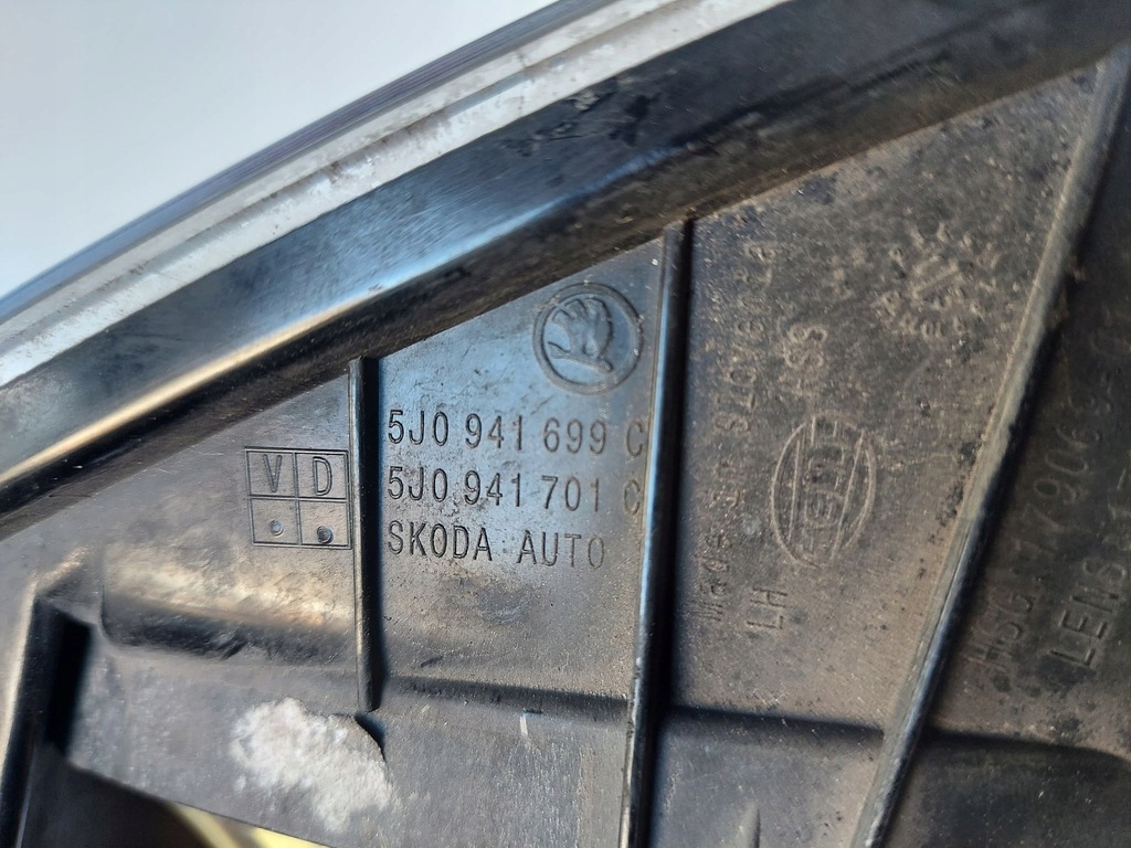 фото №6, Skoda fabia ii lift протитуманна фара лівий перед передній