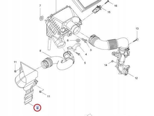 фото №8, Ловець впуск повітря trafic iii vivaro b 1.6dci