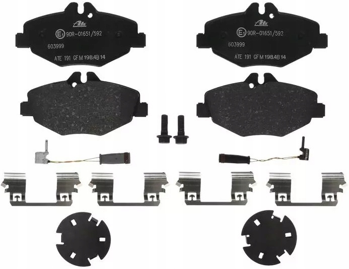 фото №1, Ate тормозные колодки ham перед mercedes klasa e w211 s211 cd