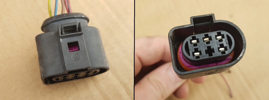 Вкладыш фонари w крыло - правый задний  + штекер / - audi a4 b7 - 04-08 - седан в Украине