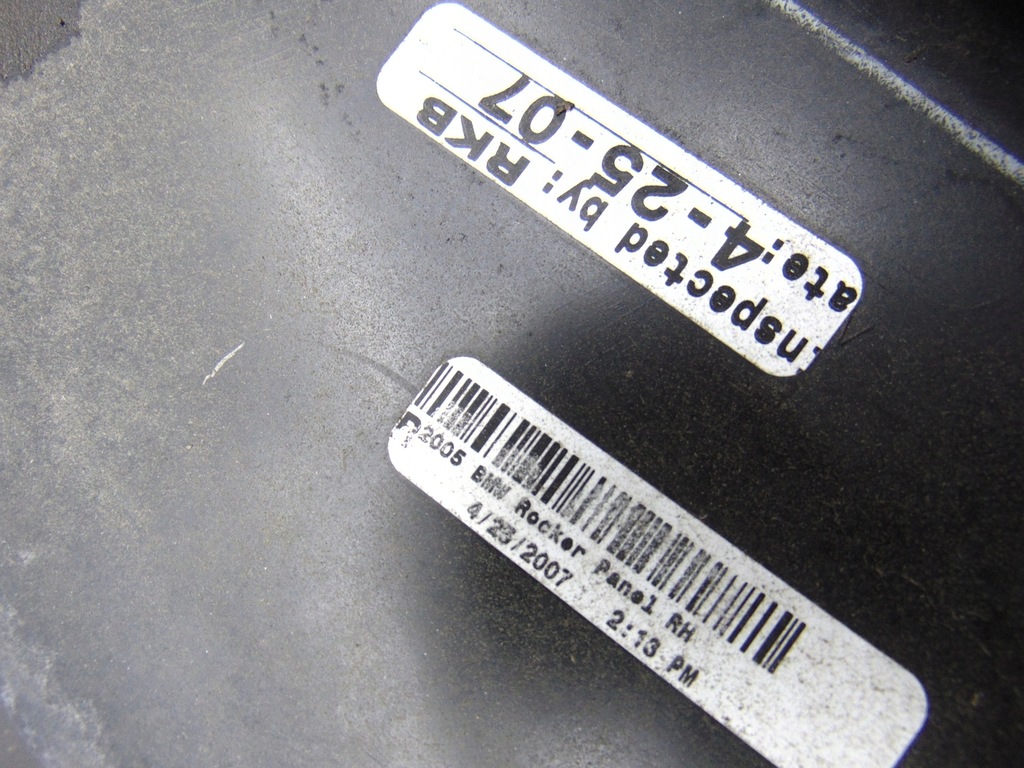 фото №8, Молдинг накладка поріг права bmw z4 e85 2003-2008 black 475