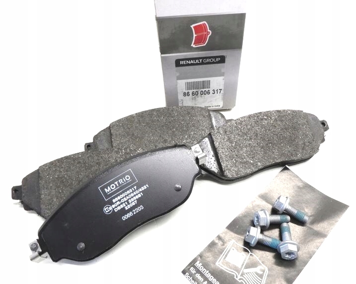 фото №1, Тормозные колодки тормозные renault trafic 2015- 1.6dci перед