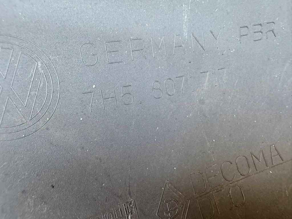 фото №7, Volkswagen transporter t5 03-09r молдинг накладка бампера ліва лівий перед