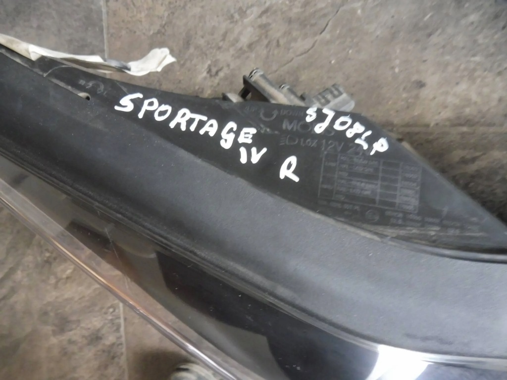 фото №9, Kia sportage iv лампа передня права лінза led