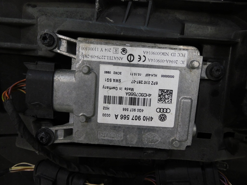 фото №14, Audi a8 d4 4h бампер задняя kompletny радары 4h0807511