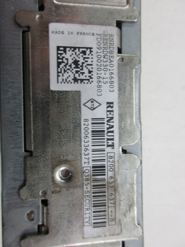 фото №8, Renault scenic ii радіо автомобільні з код nr оригінальний номер 8200633637