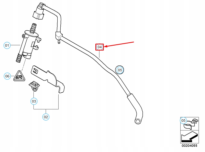 Mini cooper r53 шланг вентиляційний бака пального 16131495834 Київ