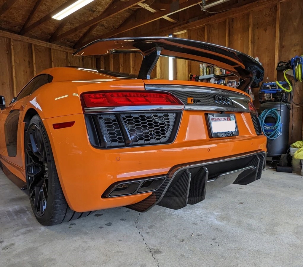 фото №6, Дифузор задня vor style - audi r8 gen.2 coupé