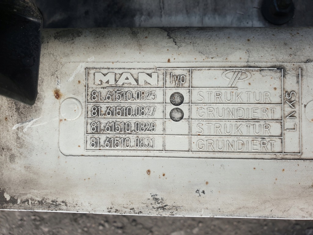 Купить Подножка левая подкрылок man tgx tga 81615100833