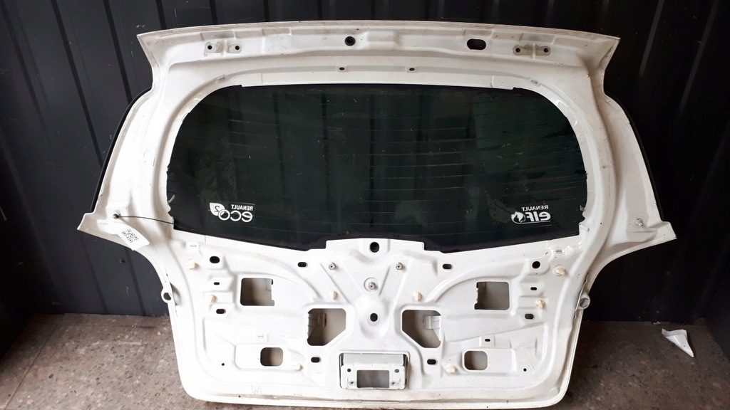 фото №8, Крышка багажника задняя renault clio iii белый 2014r 3/5 дверь