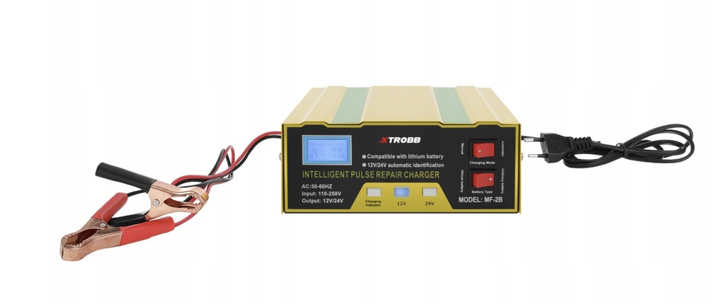 фото №10, Випрямляч автомобільний 12v i 24v зарядний пристрій акумулятор 10a універсальний