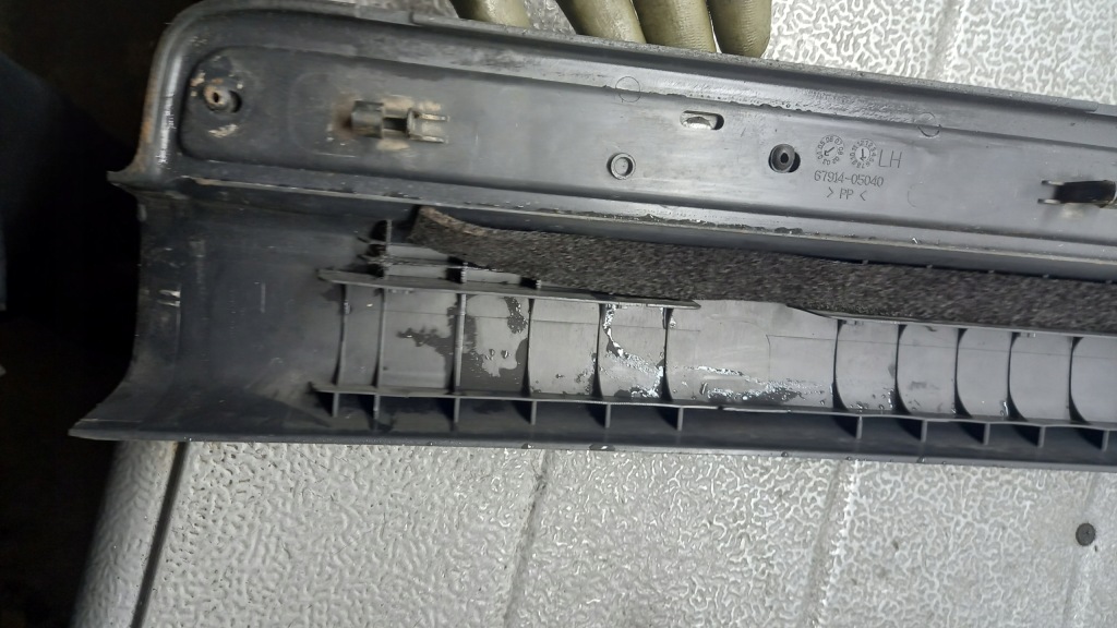 фото №6, Молдинг поріг ліва перед toyota avensis t25 04r