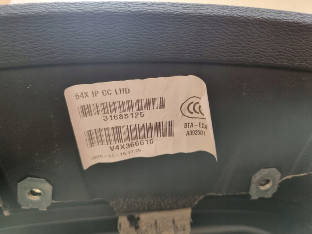 фото №8, Volvo s90 v90 панель приладів консоль оригінал