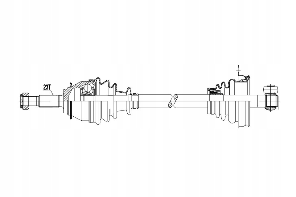 Приводной вал левая dacia logan 1.2 2014- sandero 14- Цена