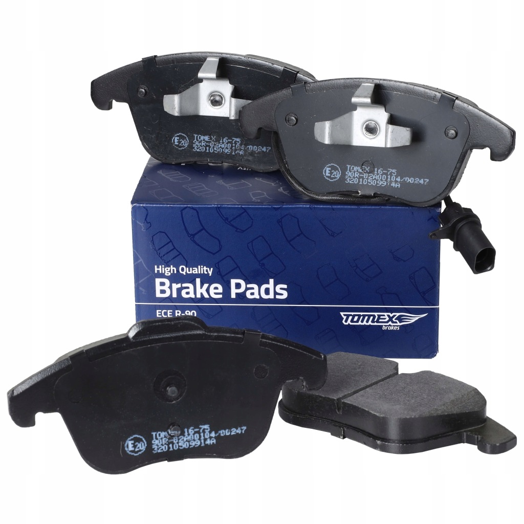 фото №1, Тормозные колодки tomex перед - audi a6 c4, a6 c5, a6 c6