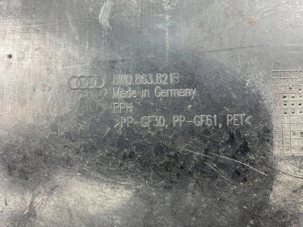 фото №14, Плита захист підлога pod двигун audi a4 b9 a5 8w 8w0863821b 2015-