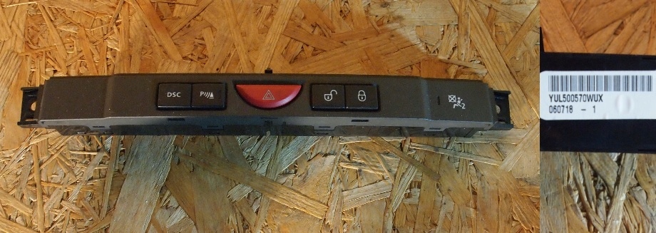 фото №1, Вимикач аварійних land rover оригінальний номер yul500570wux